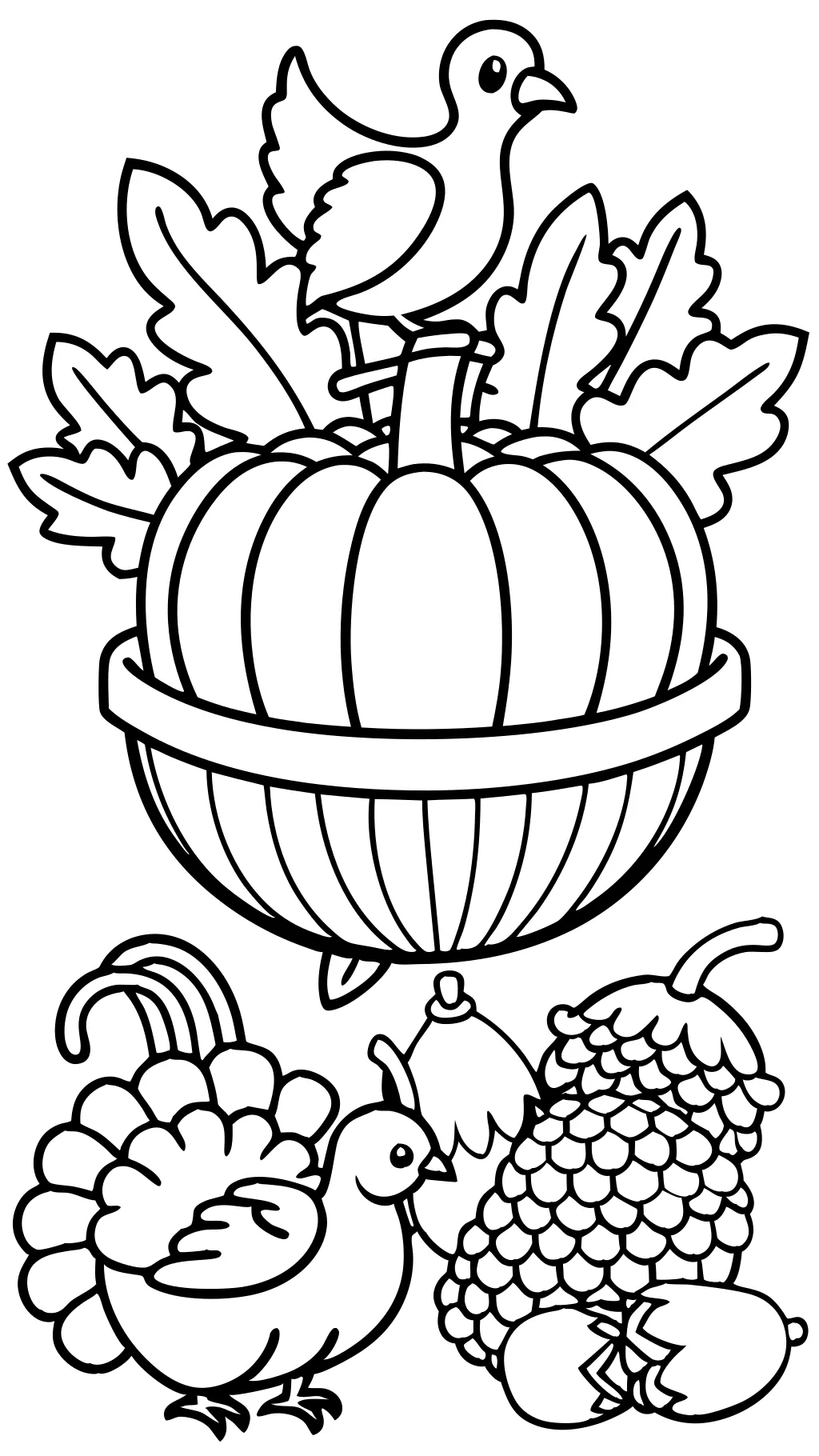 coloriages Thanksgiving gratuitement